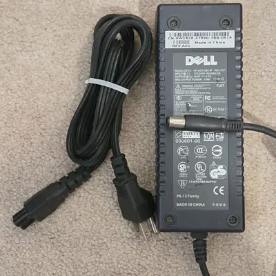 Genuine Dell 130W AC Adapter HP-AD130B13P, 19.5V 6.7A, 7.4 mm