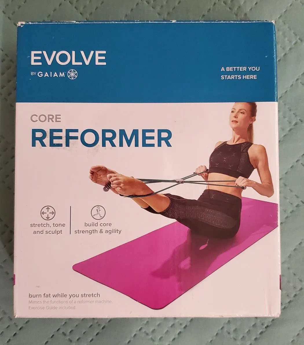 Evolve by Gaiam Core Plus Reformer Pilates Flexbands