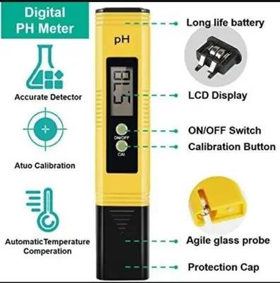 Hofun Digital pH Meter Pen, 0-14 pH, 0.01 Accuracy photo 3
