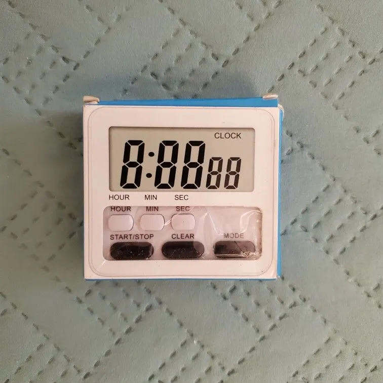 Digital Kitchen Timer with Clock