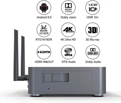 Zidoo Z10 Pro 4K Media Player, Realtek 1619DR, 2GB/32GB, HDR10+ photo 3