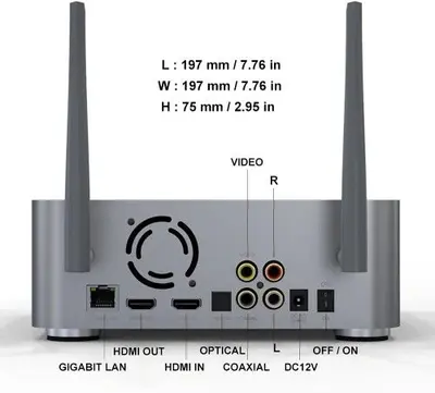 Zidoo Z10 Pro 4K Media Player, Realtek 1619DR, 2GB/32GB, HDR10+ photo 2