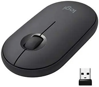 Logitech Pebble M350 Wireless Mouse, Bluetooth or USB, Silent and Slim photo 4