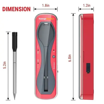 ThermoPro TempSpike TP960W 500ft Wireless Bluetooth Meat Thermometer photo 3