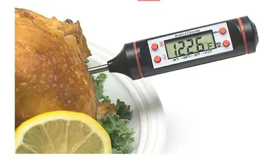 Digital Meat Thermometer with Long Stainless Probe and LCD photo 4