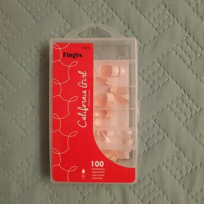 Fing'rs 70269 French Manicure False Nails Kit, 100 Pieces