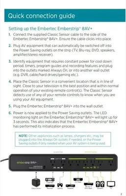 Embertec Emberstrip 8AV+ Smart Power Strip, 8 Outlets photo 5
