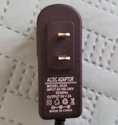 5V 2A Wall Adapter, 2.5mm Plug photo 2