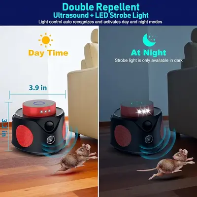 Ultrasonic Mouse and Rodent Repellent for Indoors, 360 Degrees photo 6