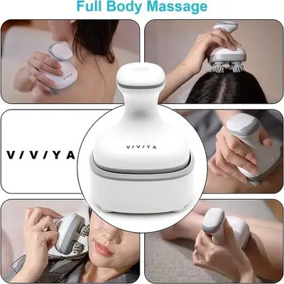 Rechargeable Waterproof Electric Head Scalp Massager photo 6