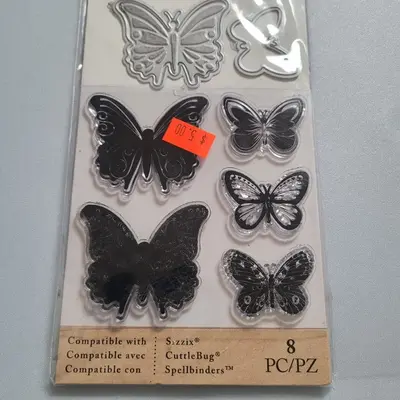 Clear Stamps and Matching Dies Set photo 3