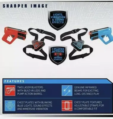 Replacement Red Chest Target for Sharper Image Laser Tag Vest photo 3