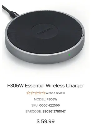 Spigen Essential F306W 15W Qi Wireless Fast Charging Pad photo 4