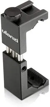 ULANZI ST-02S Aluminum Tripod Mount with Cold Shoe, Universal Clamp