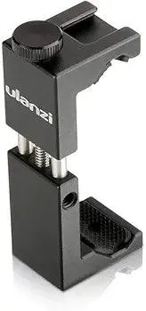 ULANZI ST-02S Aluminum Tripod Mount with Cold Shoe, Universal Clamp
