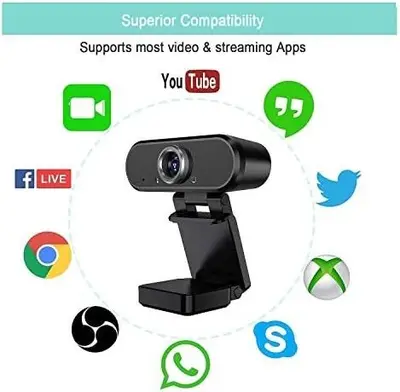 1080P Full HD Webcam with Microphone for Streaming photo 5