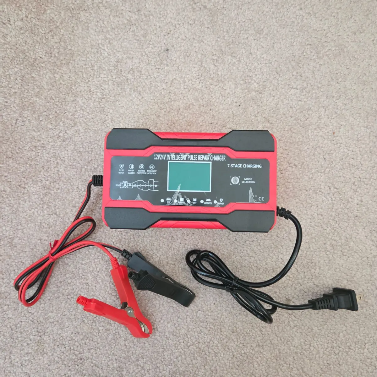 10A Smart Trickle Charger and Battery Maintainer, 12V/24V, with Desulfator