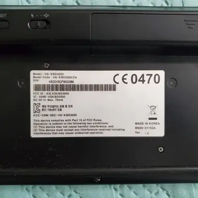 Samsung VG-KBD2000 Smart Wireless Keyboard (2014) photo 3