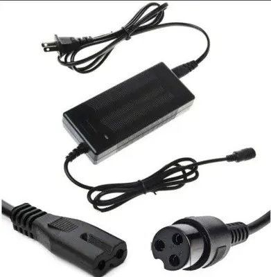 42V 2A Scooter Fast Charger, 3-Prong Inline Connector