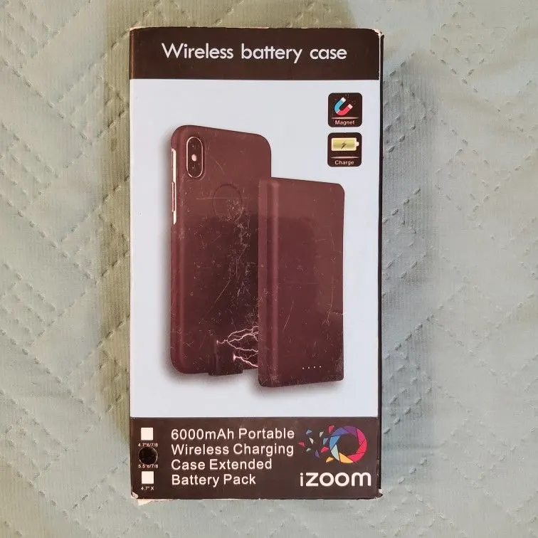 6000mAh Magnetic Wireless Battery Case for iPhone 6/7/8 Plus