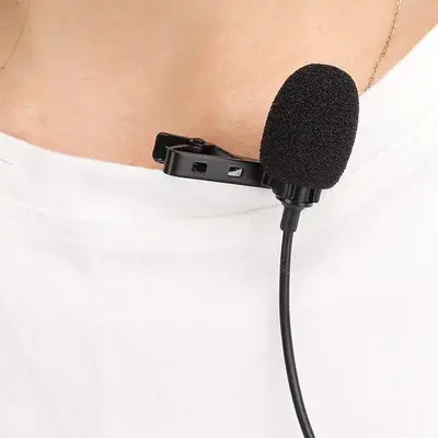 Clip-On Tie Pocket Microphone with 3.5mm Plug photo 9