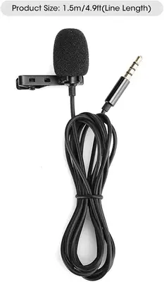 Clip-On Tie Pocket Microphone with 3.5mm Plug photo 5