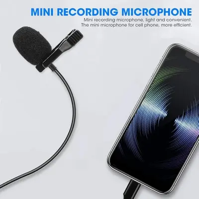 Clip-On Tie Pocket Microphone with 3.5mm Plug photo 4