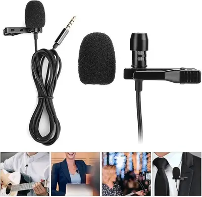 Clip-On Tie Pocket Microphone with 3.5mm Plug photo 8