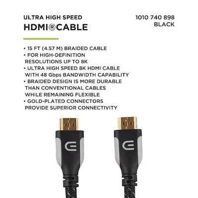 Commercial Electric 15 ft Gold-Plated HDMI Cable photo 2