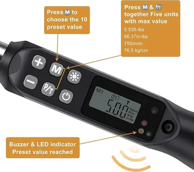 MULWARK 1/4" Mini Cordless Adjustable Torque Screwdriver, 3.3-66 in-lb photo 3