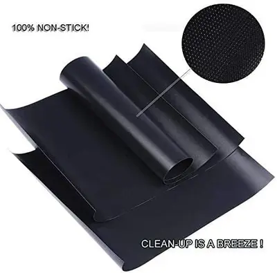 RENOOK Non-Stick BBQ Grill Mats, Set of 6, Heavy Duty photo 5