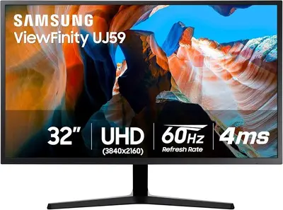 Samsung 32" UJ59 4K UHD Monitor, VA Panel, HDMI and DisplayPort photo 9