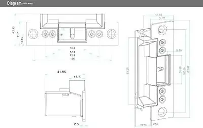 UniDecor 136 Heavy-Duty Electric Strike, ANSI Standard photo 5