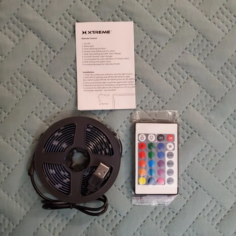 Xtreme USB-Powered Multi-Color LED Tape Mood Light for TV