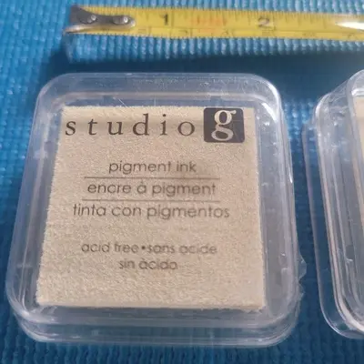 Hampton Art Studio G Pigment Ink Pads, Assorted Colors, 4 Pieces photo 3