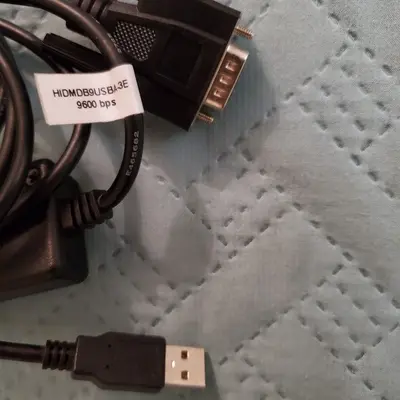 Serial RS232 to USB HID Keyboard Output Cable HIDMDB9USBA-3E photo 3