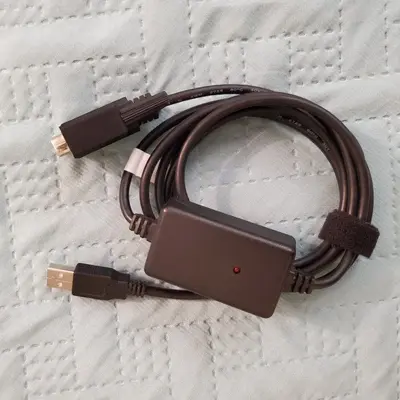 Serial RS232 to USB HID Keyboard Output Cable HIDMDB9USBA-3E
