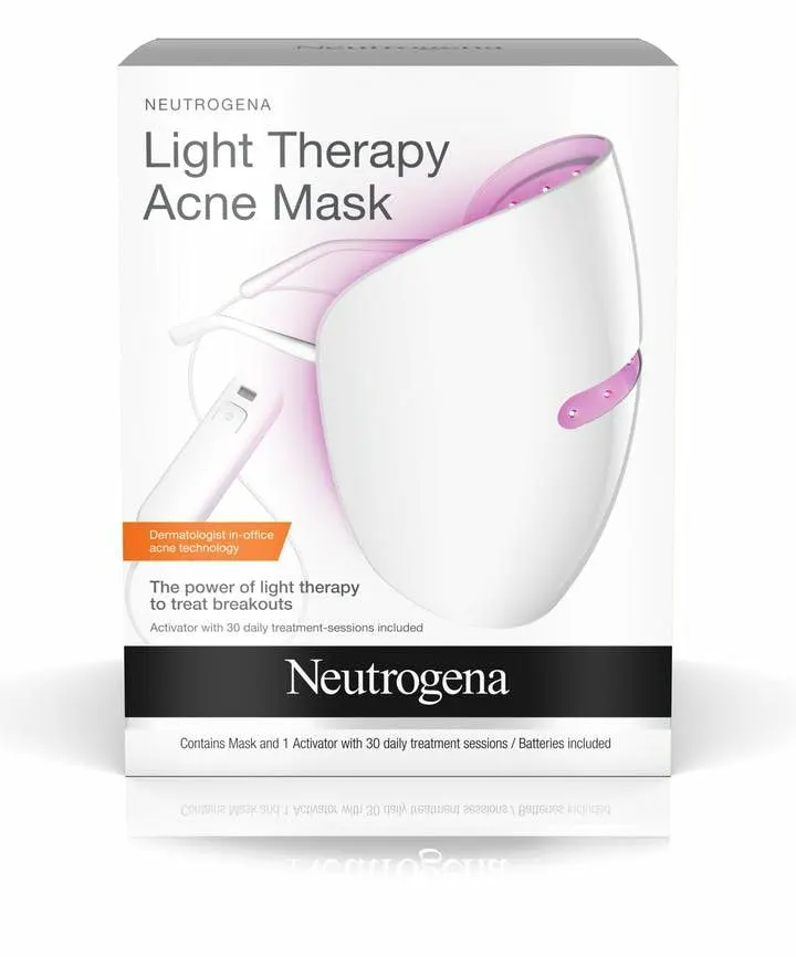 Red and Blue Light Therapy Acne Mask