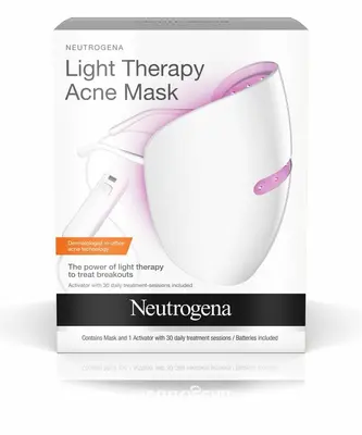 Red and Blue Light Therapy Acne Mask