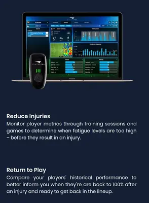 Catapult PlayerTek Soccer GPS Trackers, 6-Pack with Charging Cable photo 4