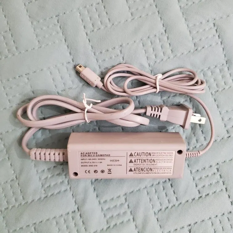 AC Adapter for Nintendo Wii U GamePad