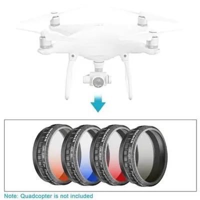 Neewer Graduated Color Lens Filter Kit for DJI Phantom 4 Pro photo 3