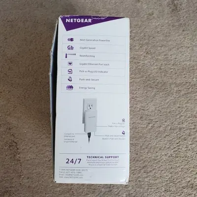 NETGEAR Powerline Adapter Kit, 1200 Mbps, Gigabit Port photo 4