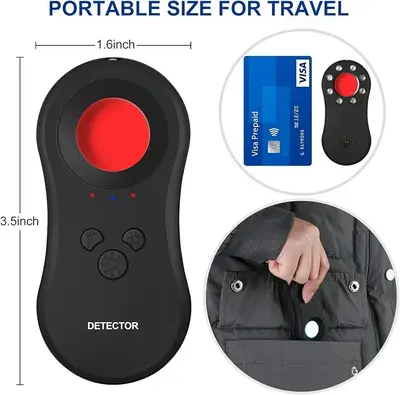 Hidden Camera Detector and Personal Alarm with LED Flashlight photo 4