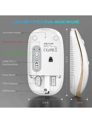 Jelly Comb MS05 Dual-Mode Rechargeable Wireless Mouse photo 3