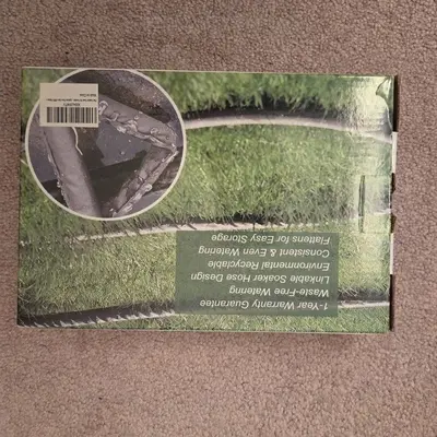 Flat Soaker Hose 50 ft for Garden Beds, Heavy Duty photo 2
