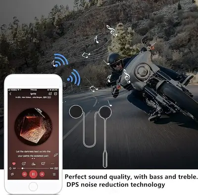 Waterproof Bluetooth Motorcycle Helmet Headset photo 8