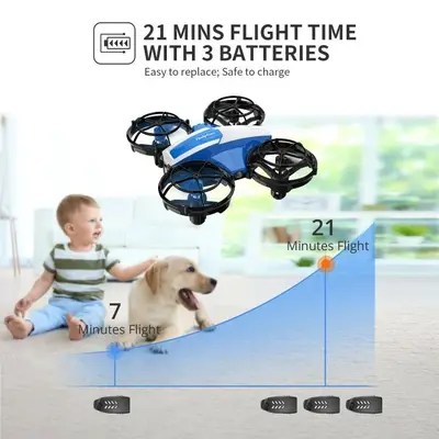 Holyton HS330 Mini RC Quadcopter with 3D Flip, 3 Batteries photo 6