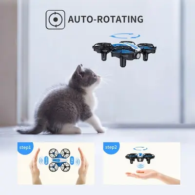 Holyton HS330 Mini RC Quadcopter with 3D Flip, 3 Batteries photo 4