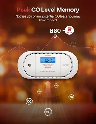 X-Sense Wireless Interconnected Carbon Monoxide Detector, Battery Powered photo 5